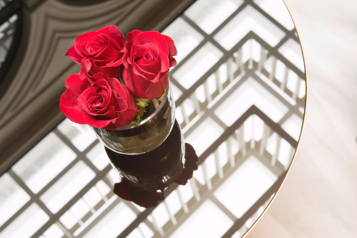 Roses at the Hotel Mercer Sevilla 