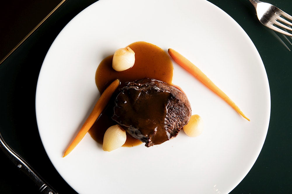 Solomillo en el Restaurante María Luisa del Hotel Mercer Sevilla