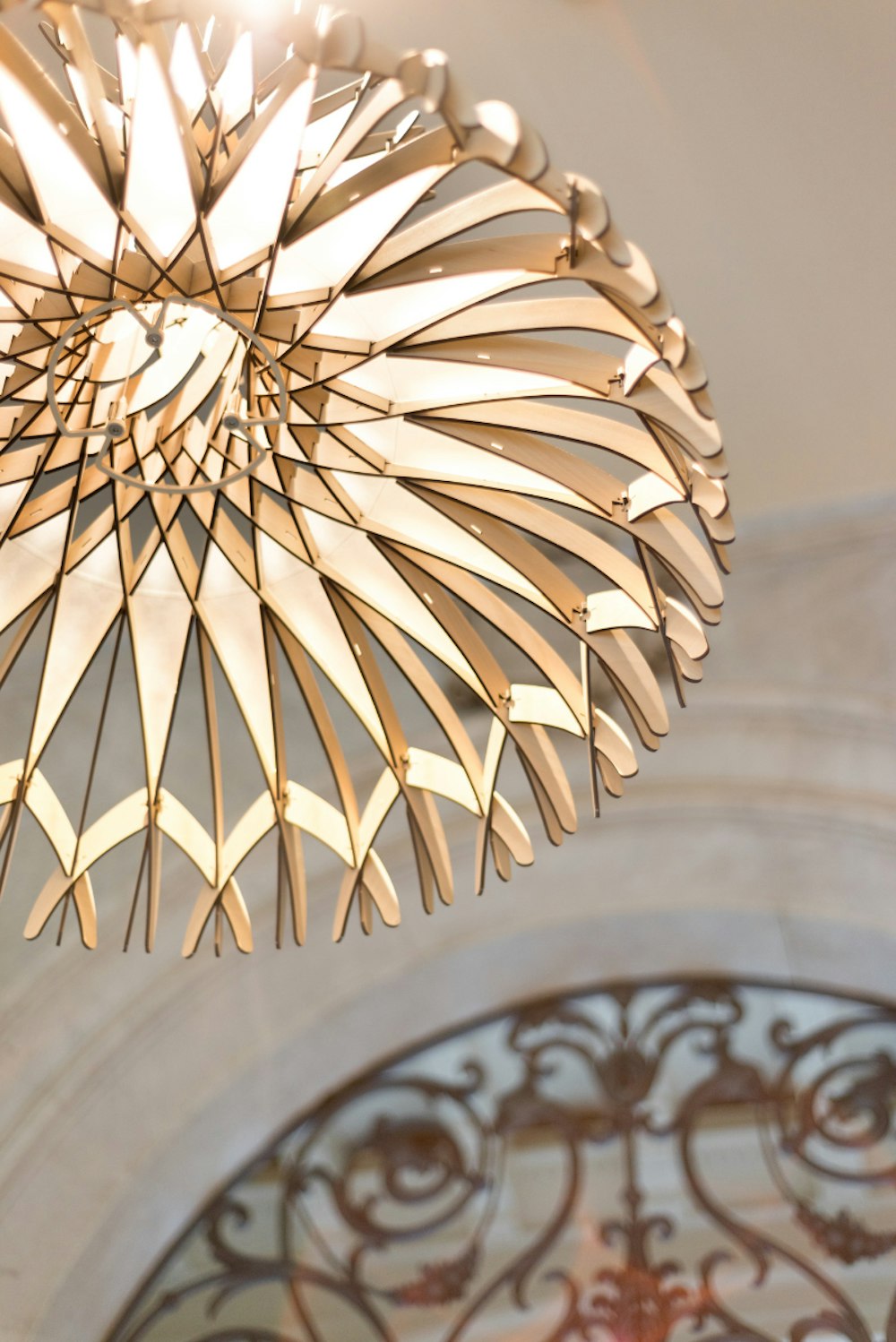 Detalle lampara del Mercer Hotel Sevilla