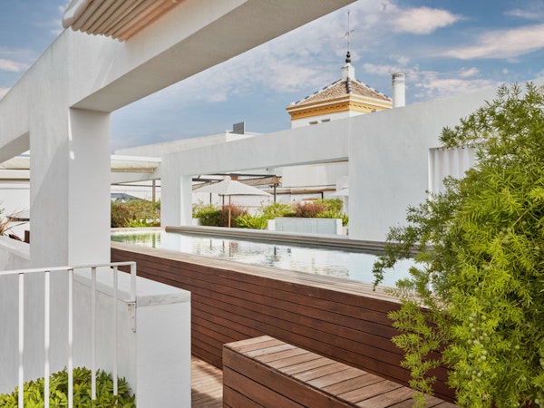 Mercer Hotel Sevilla Piscina en la azotea